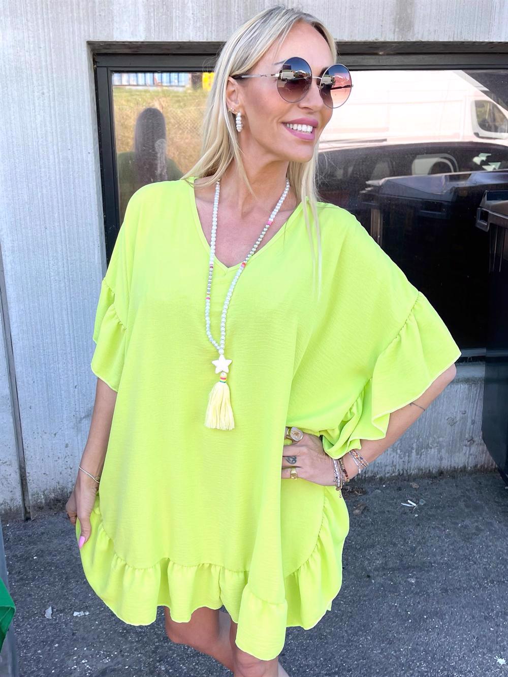 Grace - tunika med volangkant